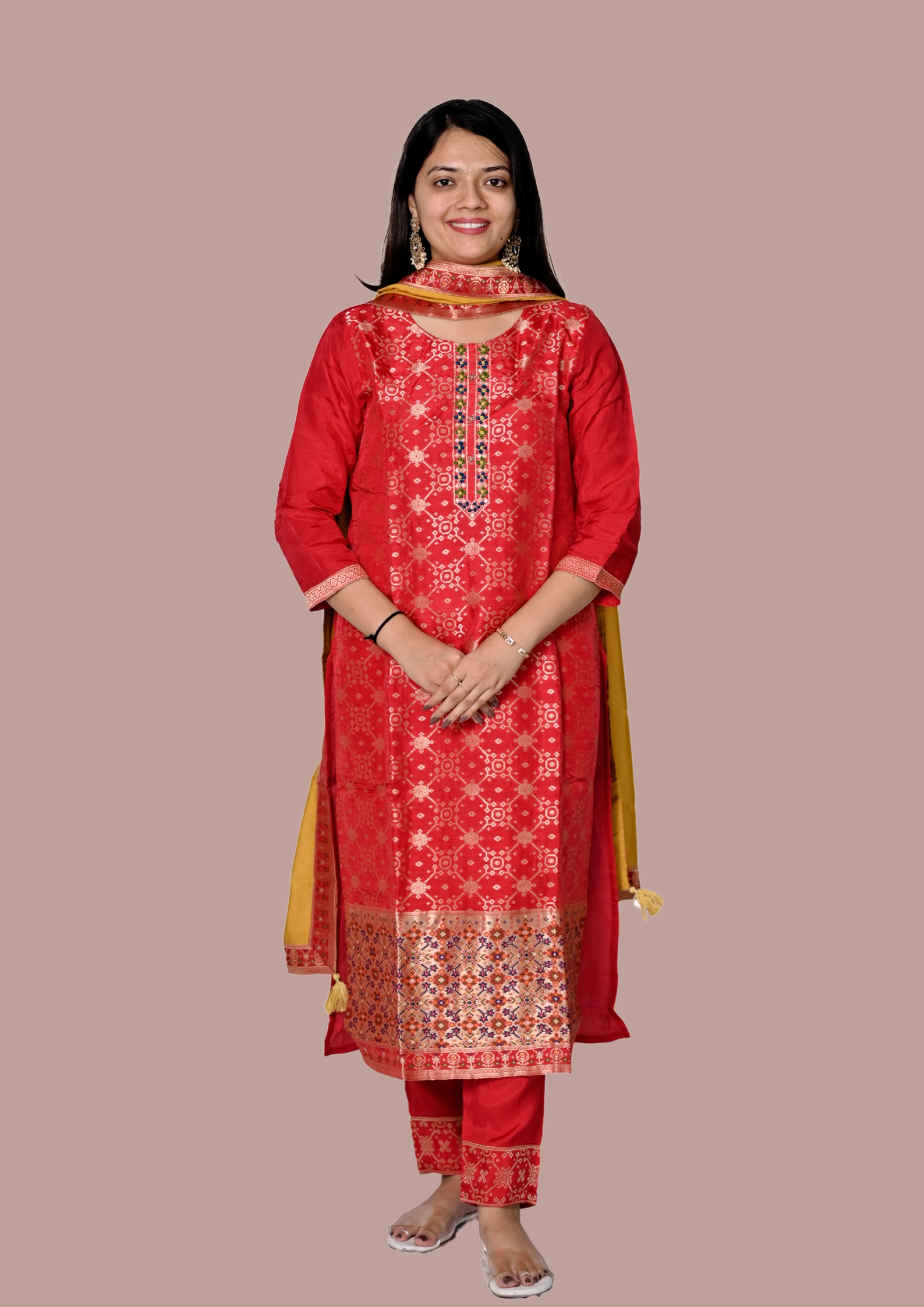 Kasab Kurta Pant with Dupatta
